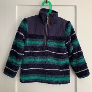 Joules half-zip fuzzy jacket